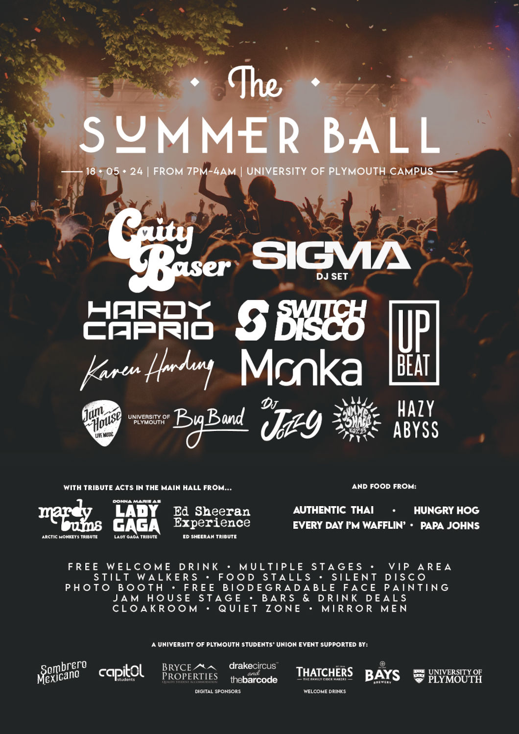 Summerball Lineup Poster