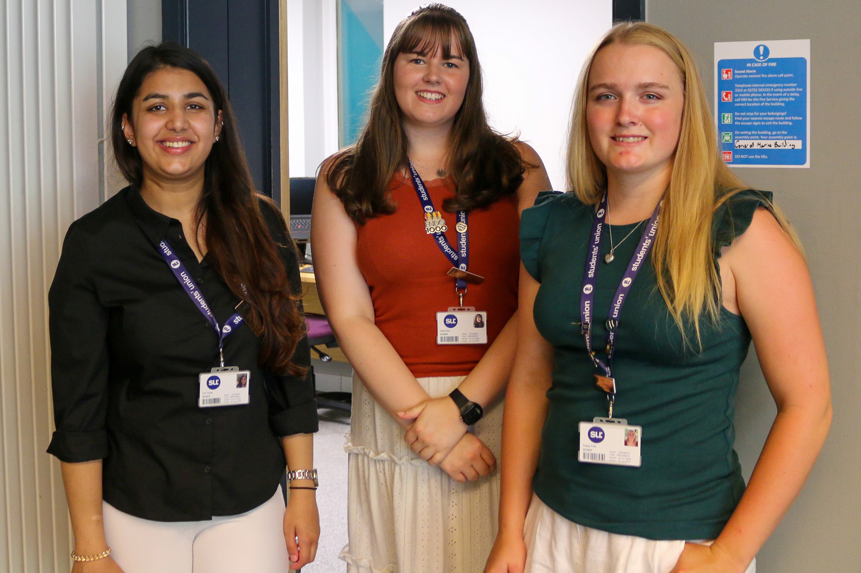 President Team 2026/26 - Vriti, Emily, and Poppy