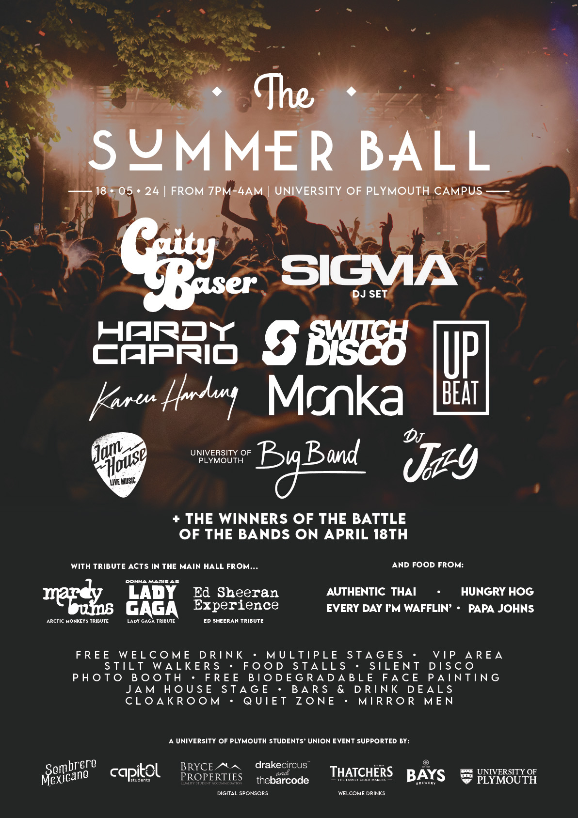 Summerball Lineup Poster