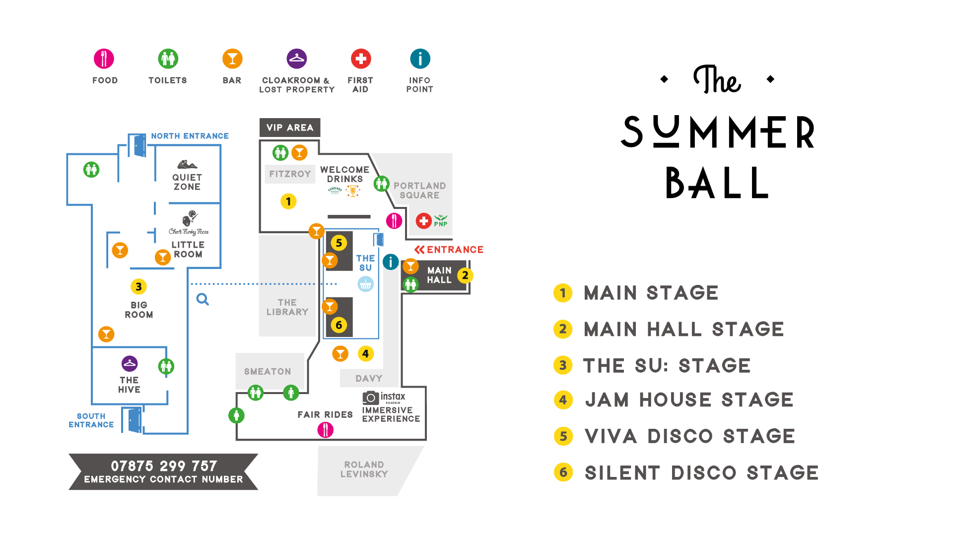 Summer Ball Map